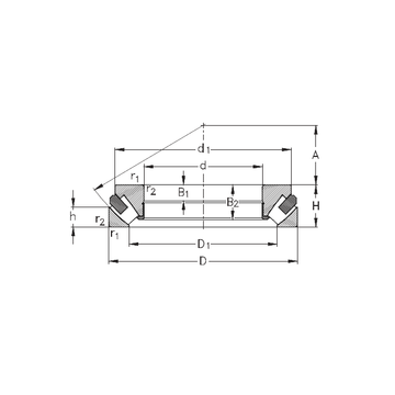 292/800-EM NKE Thrust Roller Bearings