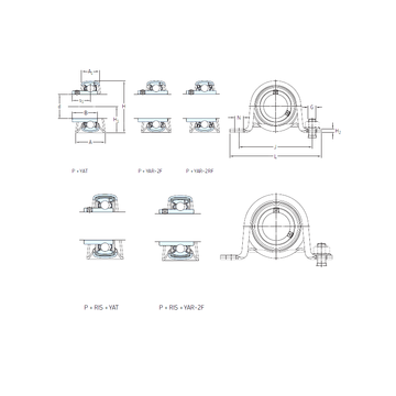 P 47 R-15 TF SKF Bearing Units