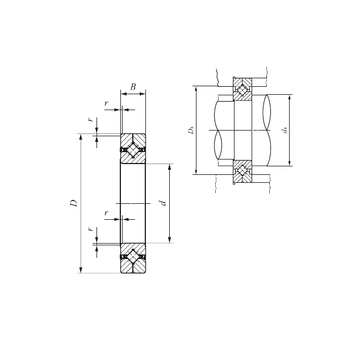 CRBC 8016 UU IKO Thrust Roller Bearings