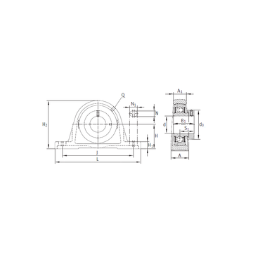 PASE20-N-FA125 INA Bearing Units