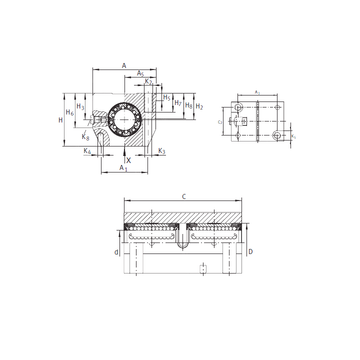 KTN 30 C-PP-AS INA Linear Bearings