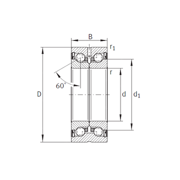 ZKLN0832-2RS INA Thrust Ball Bearings