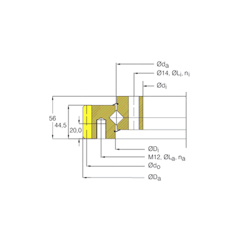 RSA 14 0644 N SIGMA Thrust Ball Bearings #1 small image