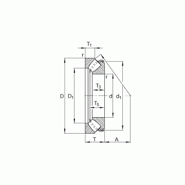 29432-E1 FAG Thrust Roller Bearings #1 small image