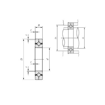 CRBC 8016 UU IKO Thrust Roller Bearings #1 small image