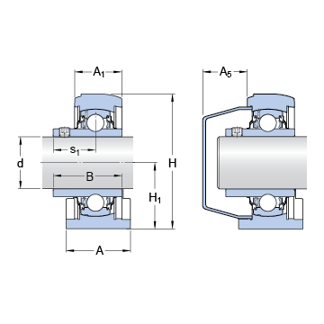 SYFWK 25 LTHR SKF Bearing Units #1 small image