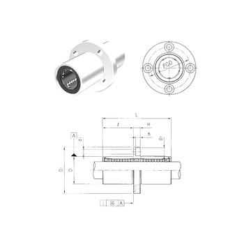 LMEFM30UU Samick Linear Bearings #1 small image